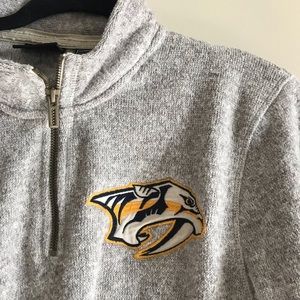 Nashville Predators Quarter Zip Pullover